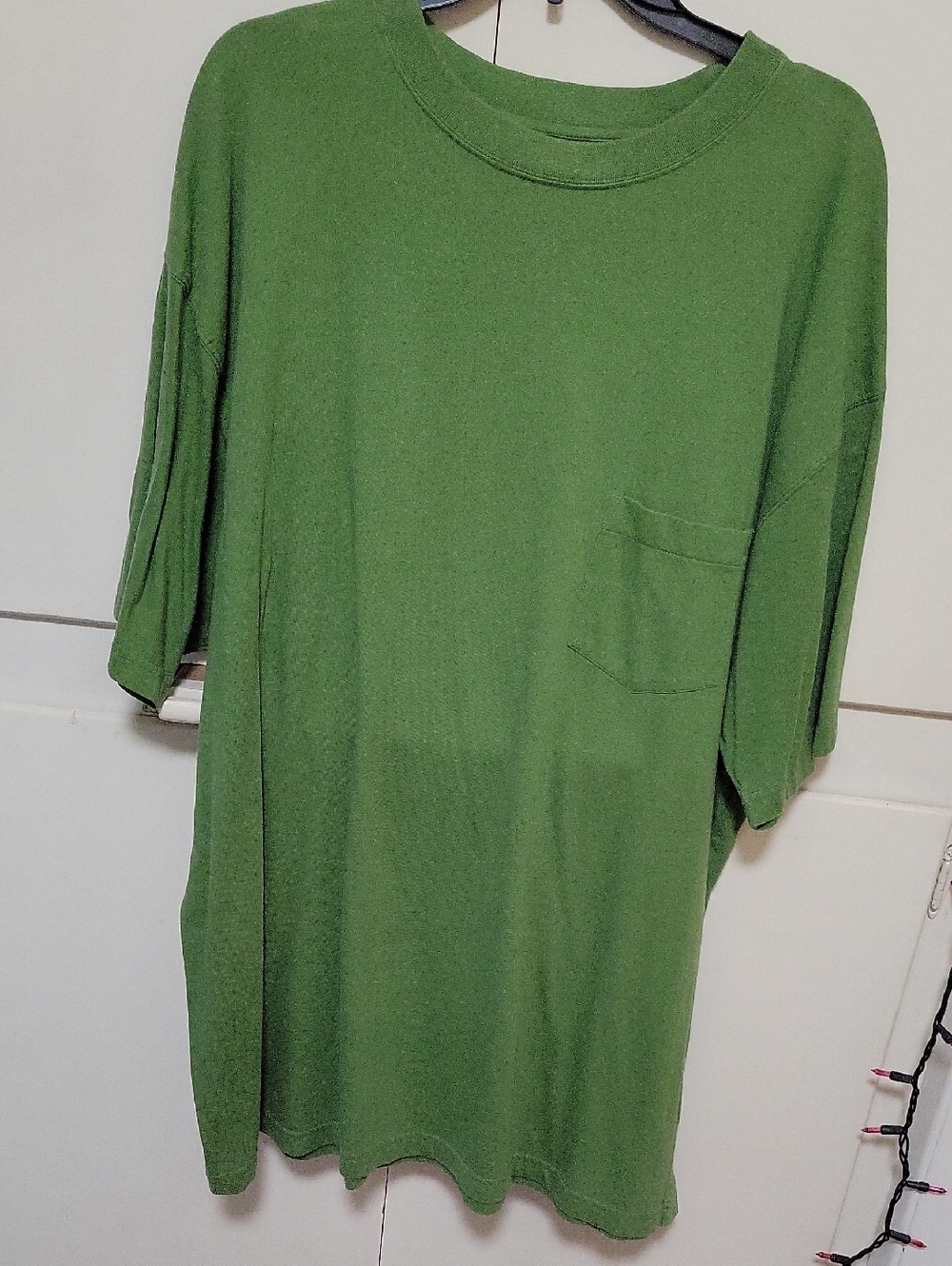 Harbor Bay Olive Green Short Sleeve Pocket Tee. Never Worn